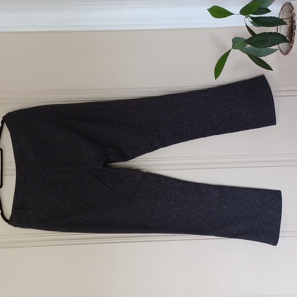 Diane Gilman🖤 Black, With Small White Flecks, Semi-Casual 5 Pocket Pants  W-14 - Picture 2 of 10